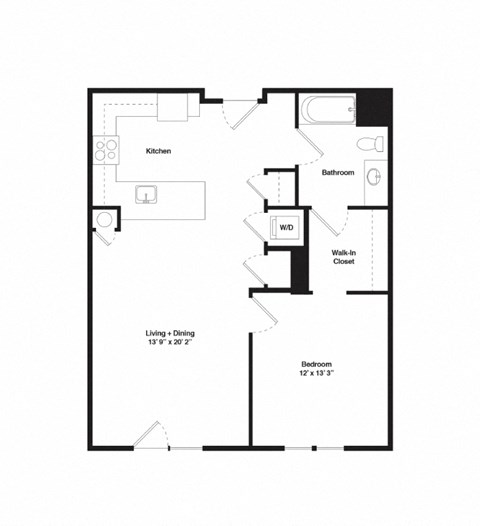 a floor plan of a house with a hypothetical floor plan with an open floor plan